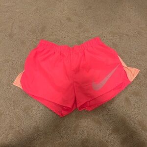 Nike Pink Athletic Shorts Lightweight Moisture-Wicking